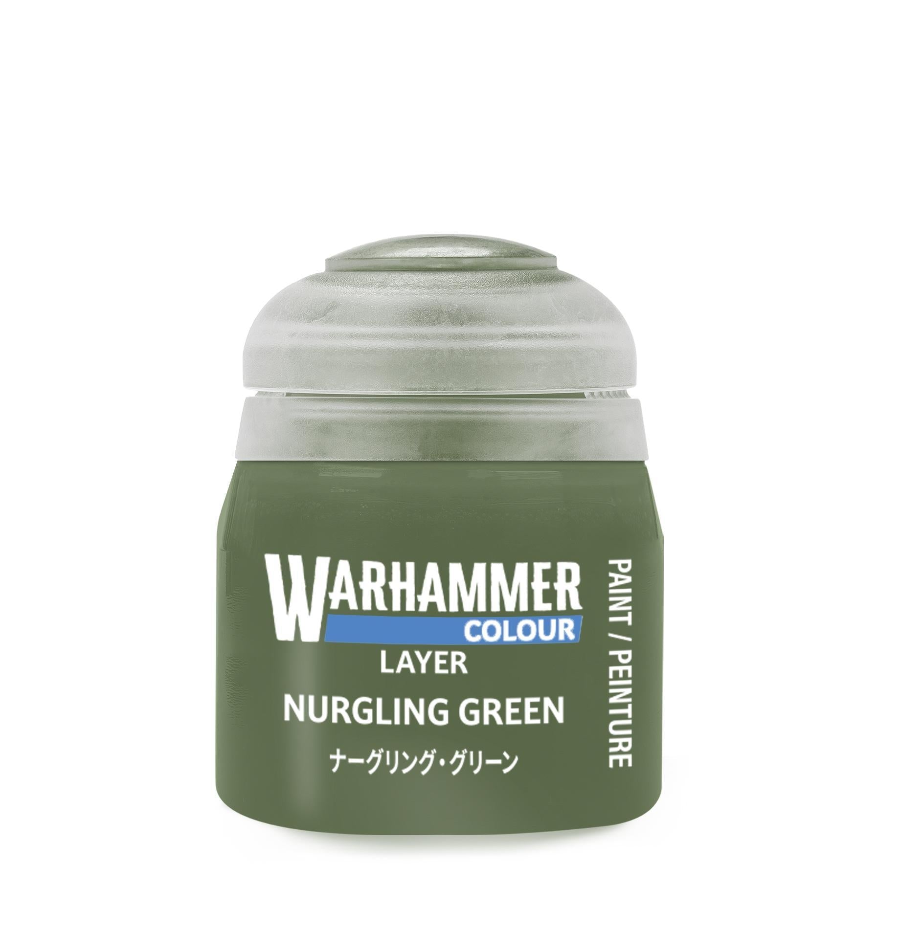 Warhammer Colour - Layer: Nurgling Green (12 ml) - The Feisty Goblin Gamehouse -
