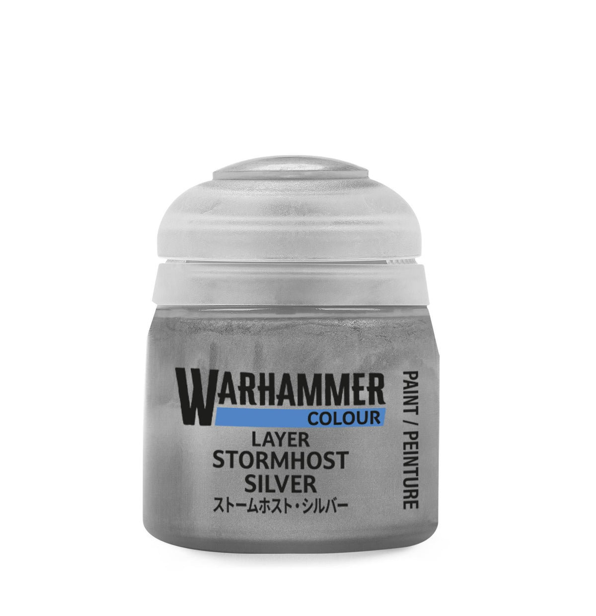 Warhammer Colour - Layer: Stormhost Silver (12 ml) - The Feisty Goblin Gamehouse -