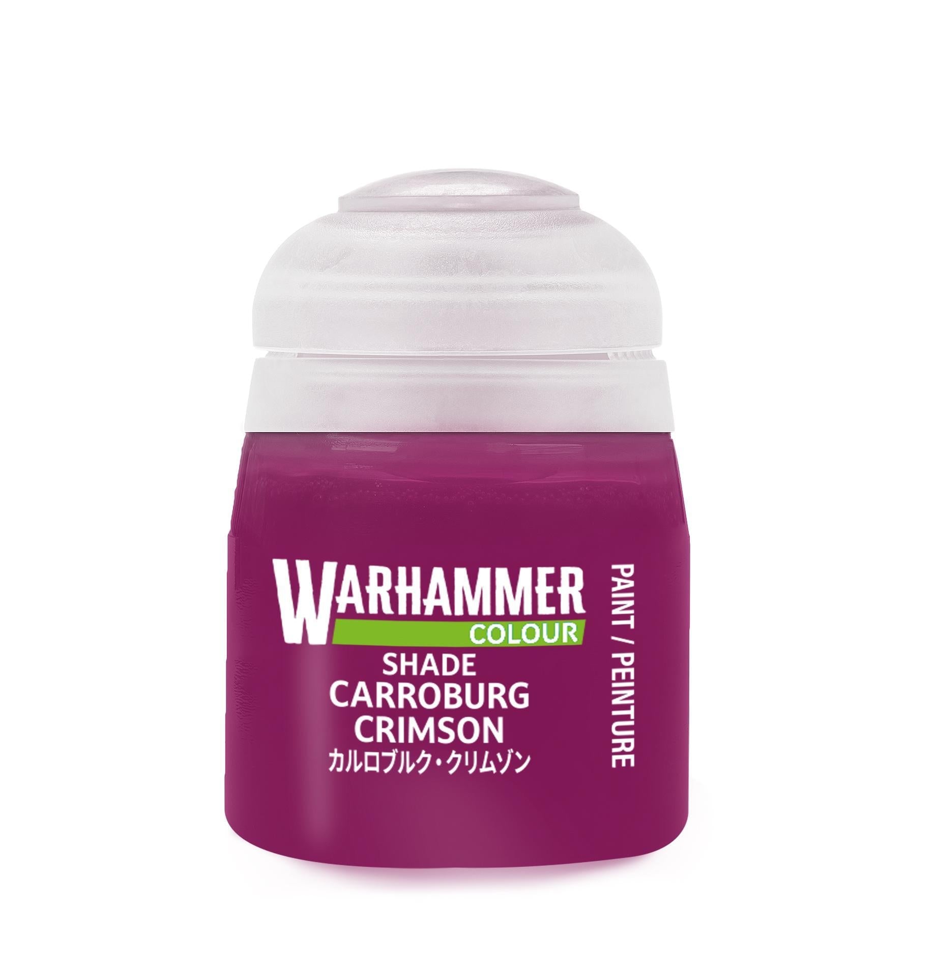 Warhammer Colour - Shade: Carroburg Crimson (18 ml) - The Feisty Goblin Gamehouse -