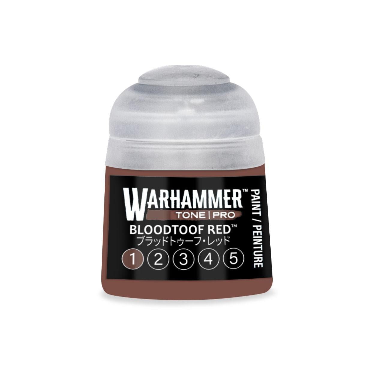 Warhammer Pro: Tone - Bloodtoof Red 1 (12 ml) - The Feisty Goblin Gamehouse -