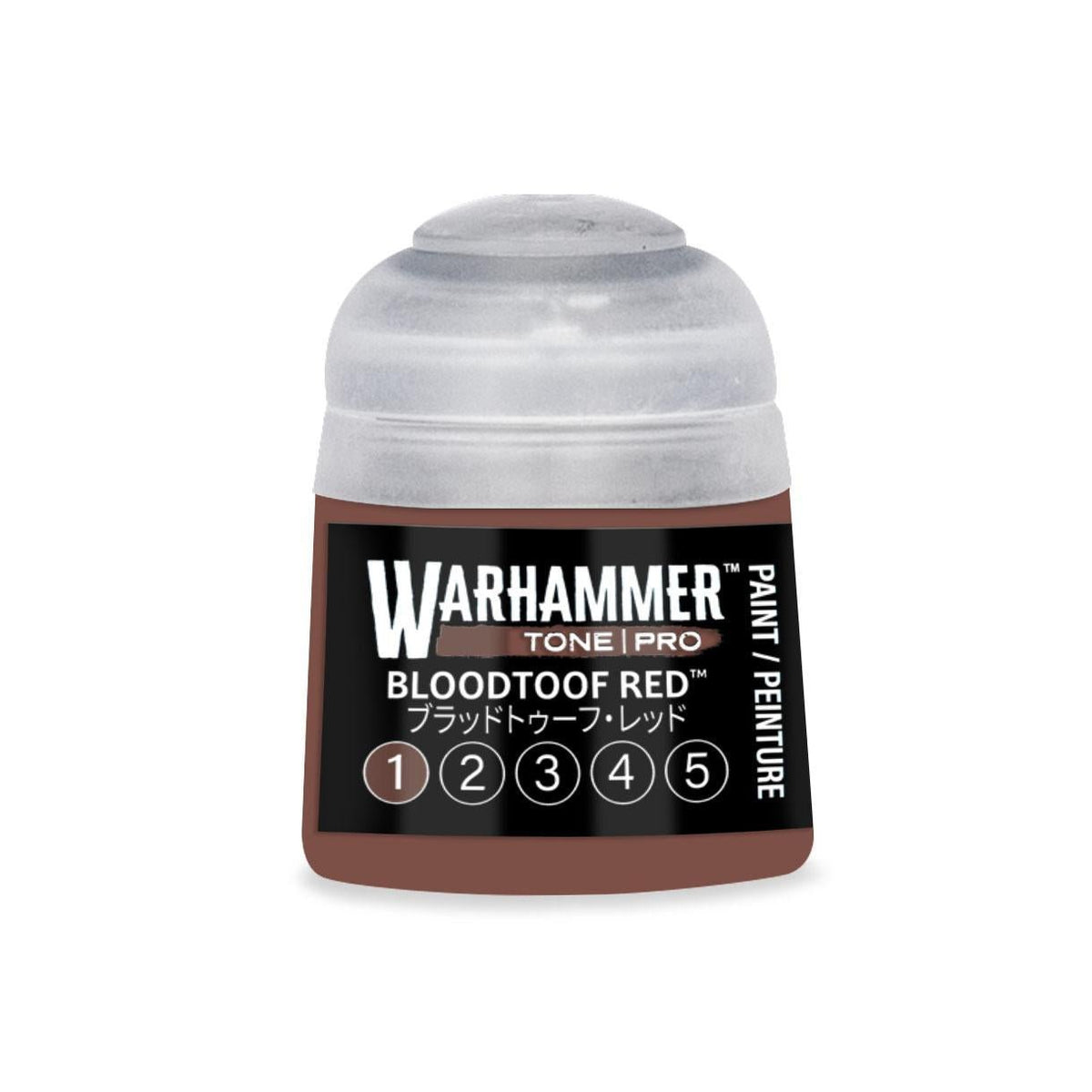Warhammer Pro: Tone - Bloodtoof Red 1 (12 ml) - The Feisty Goblin Gamehouse -