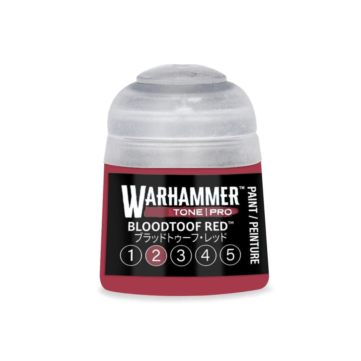 Warhammer Pro: Tone - Bloodtoof Red 2 (12 ml) - The Feisty Goblin Gamehouse -