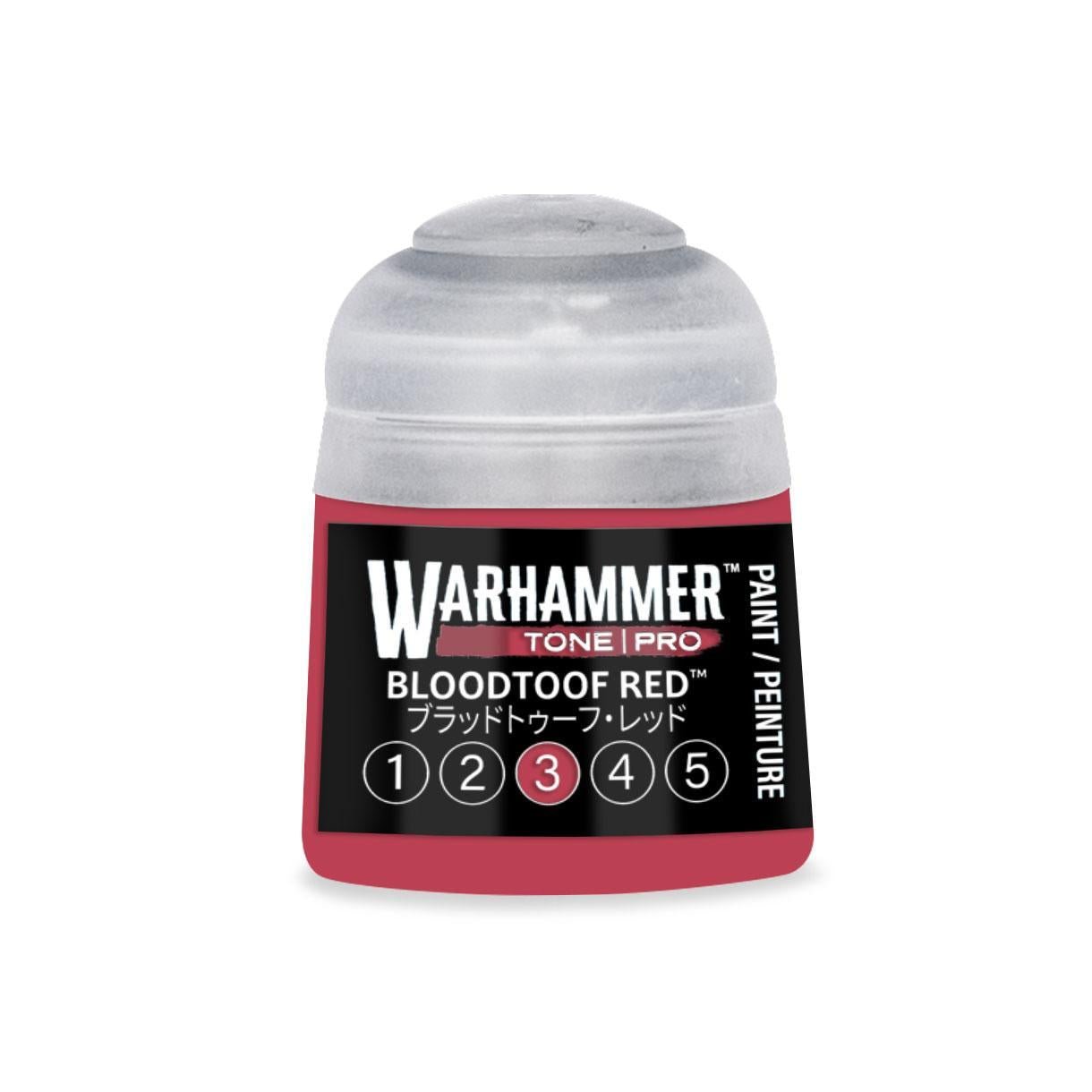 Warhammer Pro: Tone - Bloodtoof Red 3 (12 ml) - The Feisty Goblin Gamehouse -
