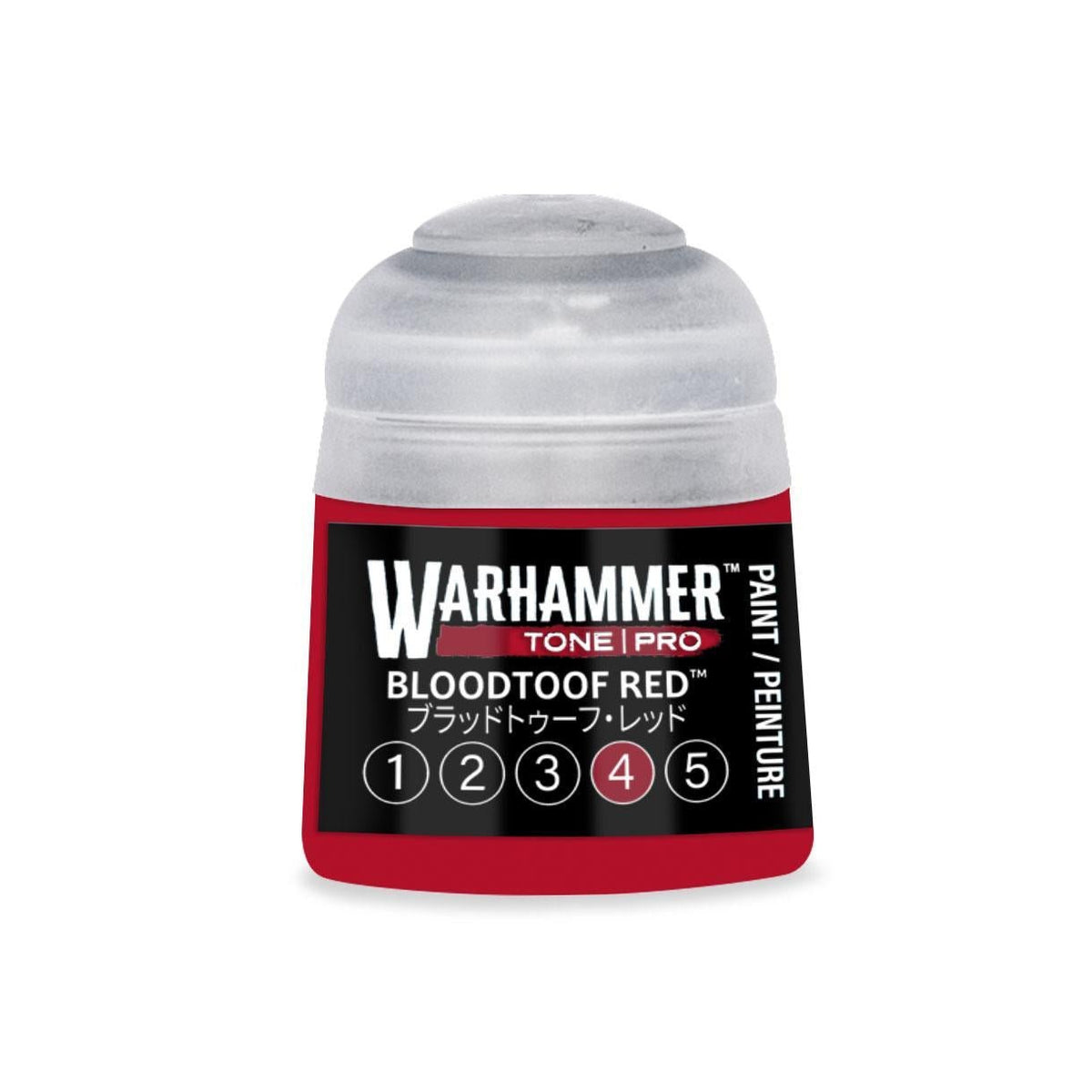 Warhammer Pro: Tone - Bloodtoof Red 4 (12 ml) - The Feisty Goblin Gamehouse -