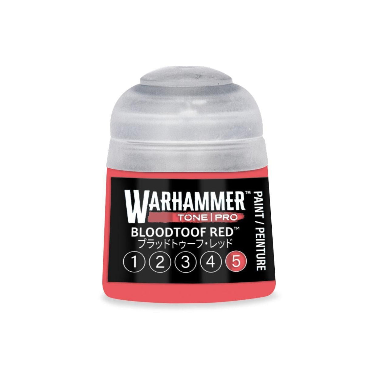 Warhammer Pro: Tone - Bloodtoof Red 5 (12 ml) - The Feisty Goblin Gamehouse -