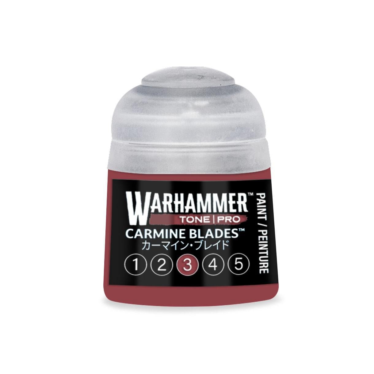 Warhammer Pro: Tone - Carmine Blades 3 (12 ml) - The Feisty Goblin Gamehouse -