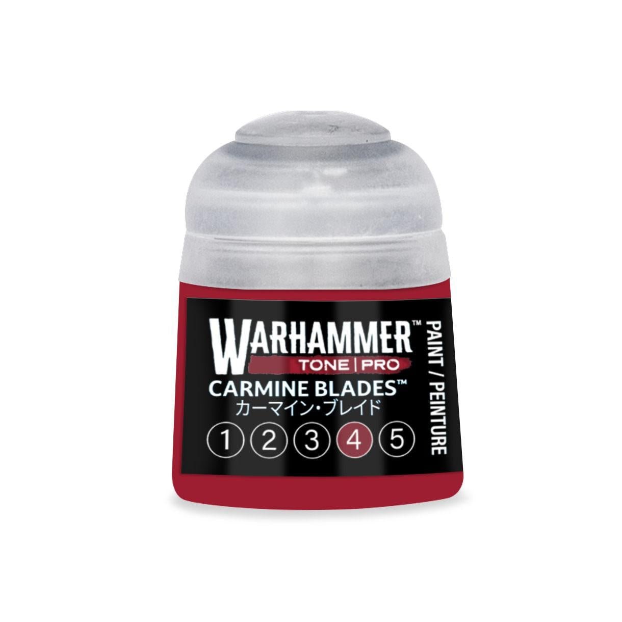 Warhammer Pro: Tone - Carmine Blades 4 (12 ml) - The Feisty Goblin Gamehouse -