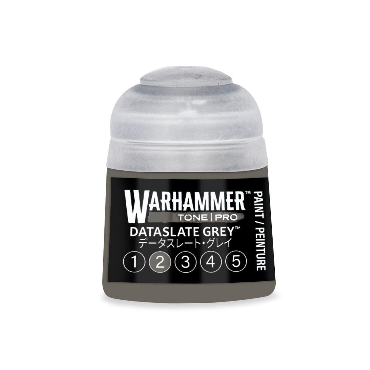 Warhammer Pro: Tone - Dataslate Grey 2 (12 ml) - The Feisty Goblin Gamehouse -
