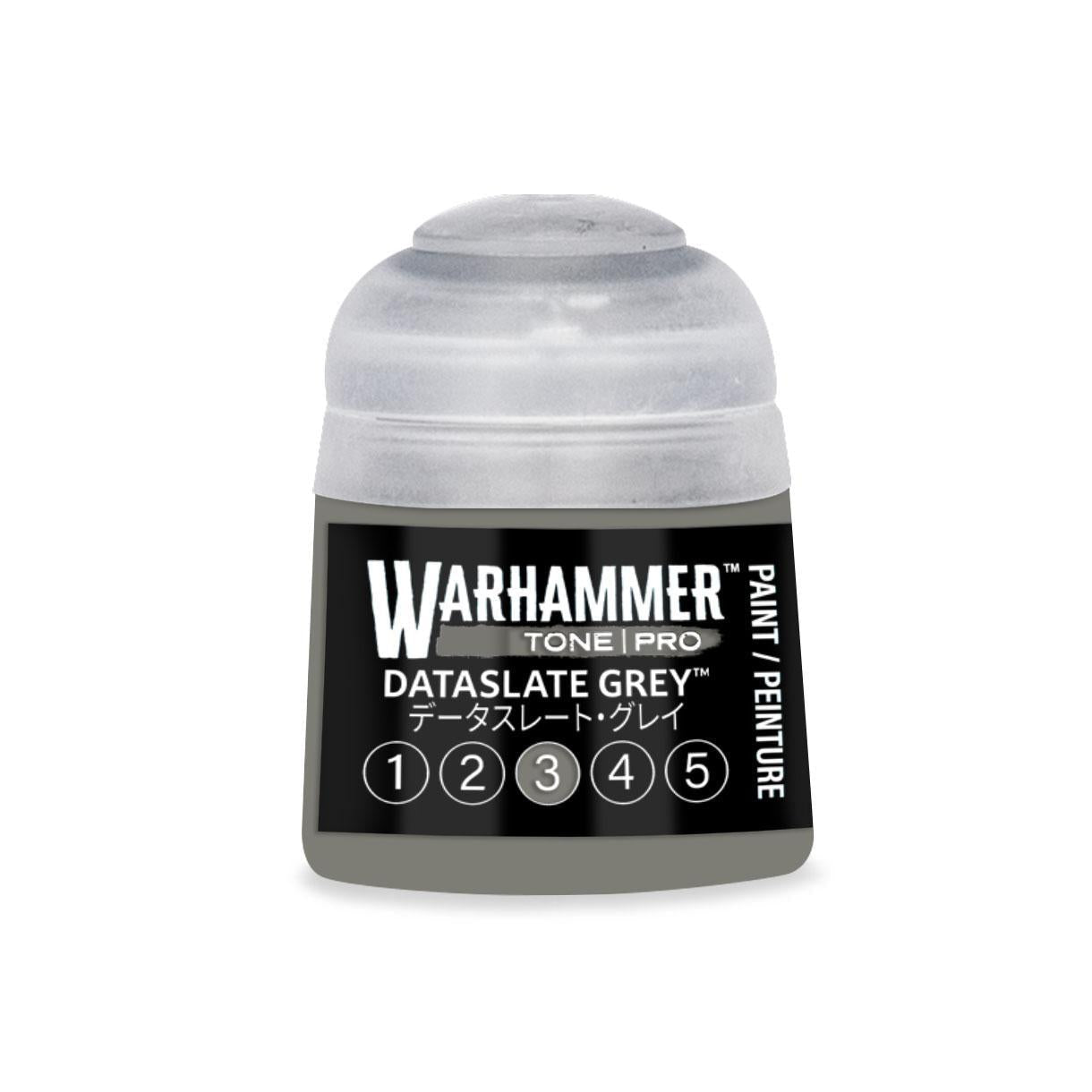 Warhammer Pro: Tone - Dataslate Grey 3 (12 ml) - The Feisty Goblin Gamehouse -