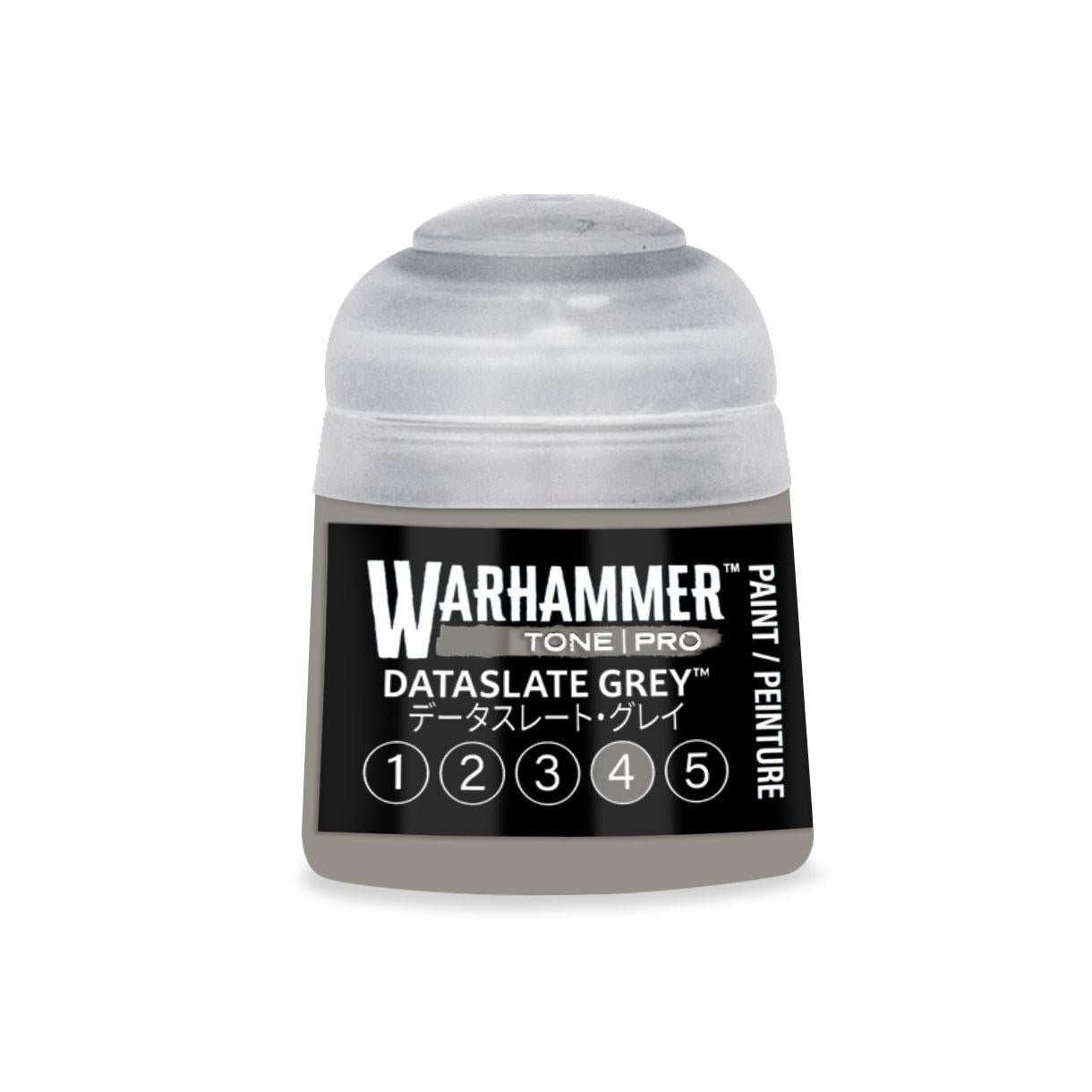 Warhammer Pro: Tone - Dataslate Grey 4 (12 ml) - The Feisty Goblin Gamehouse -