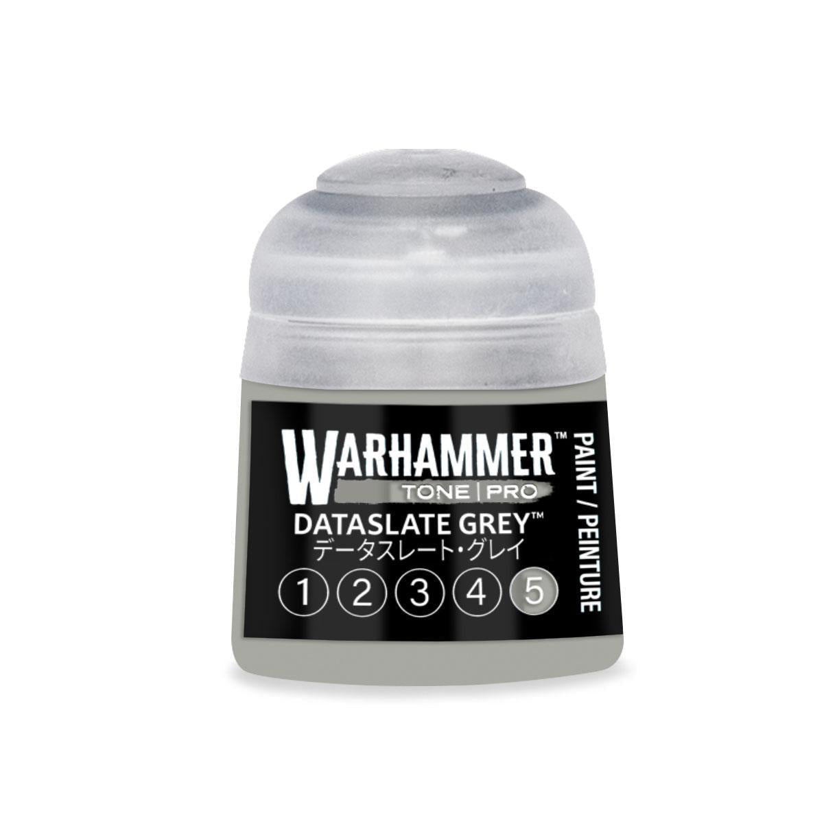Warhammer Pro: Tone - Dataslate Grey 5 (12 ml) - The Feisty Goblin Gamehouse -