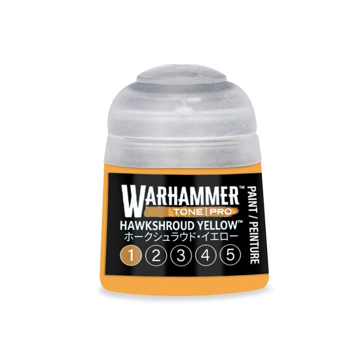 Warhammer Pro: Tone - Hawkshroud Yellow 1 (12 ml) - The Feisty Goblin Gamehouse -