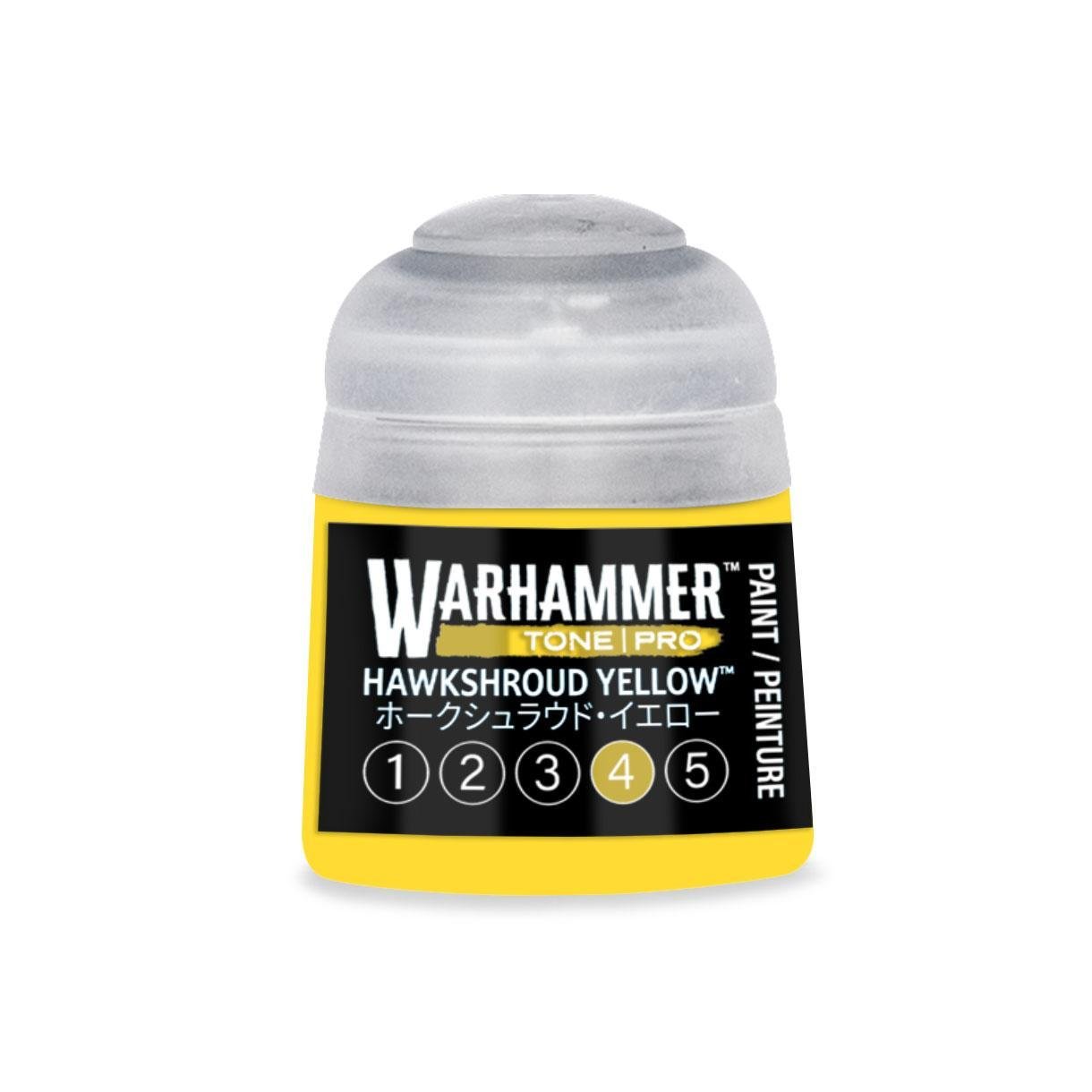 Warhammer Pro: Tone - Hawkshroud Yellow 4 (12 ml) - The Feisty Goblin Gamehouse -