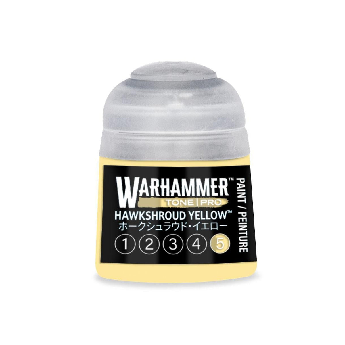 Warhammer Pro: Tone - Hawkshroud Yellow 5 (12 ml) - The Feisty Goblin Gamehouse -