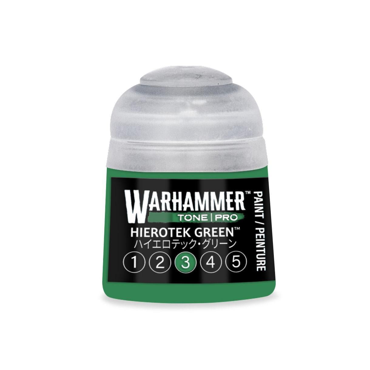Warhammer Pro: Tone - Hierotek Green 3 (12 ml) - The Feisty Goblin Gamehouse -