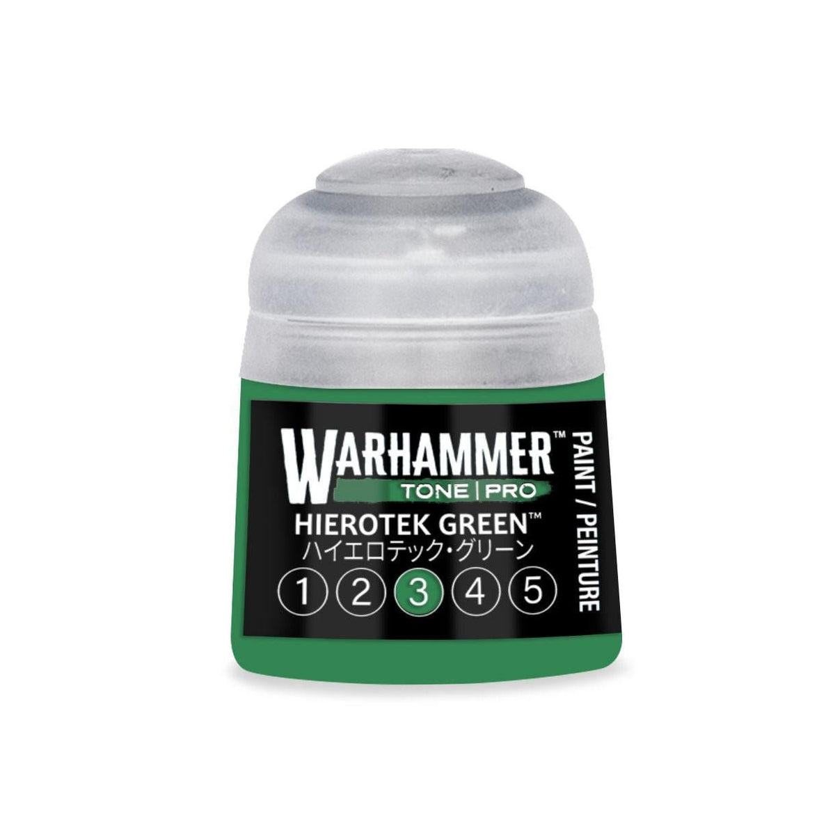 Warhammer Pro: Tone - Hierotek Green 3 (12 ml) - The Feisty Goblin Gamehouse -