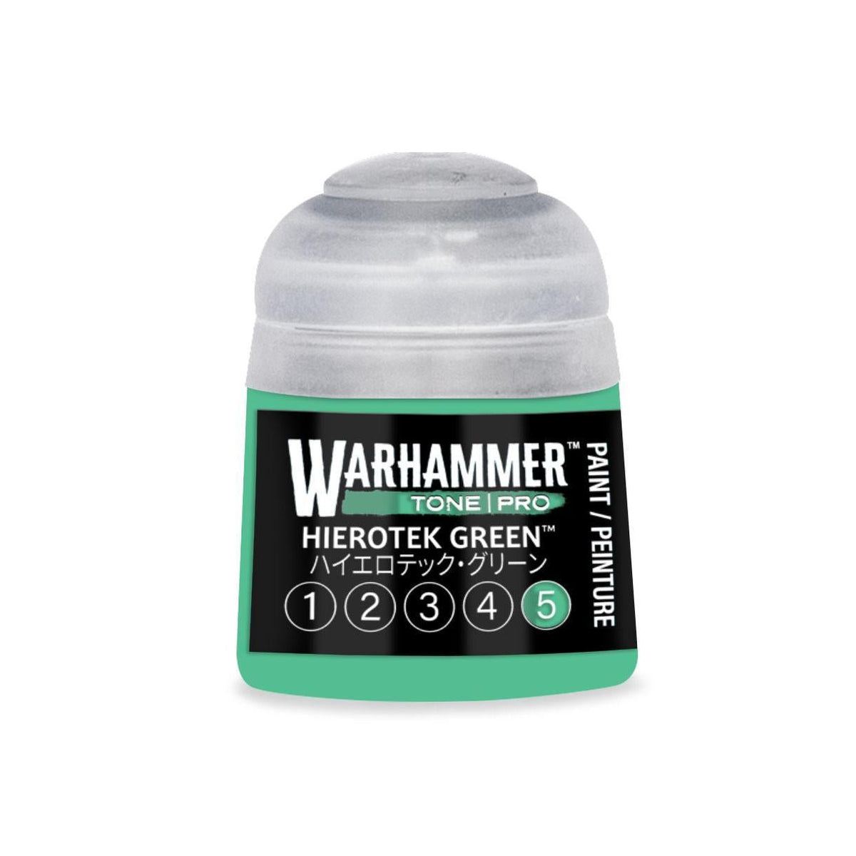 Warhammer Pro: Tone - Hierotek Green 5 (12 ml) - The Feisty Goblin Gamehouse -