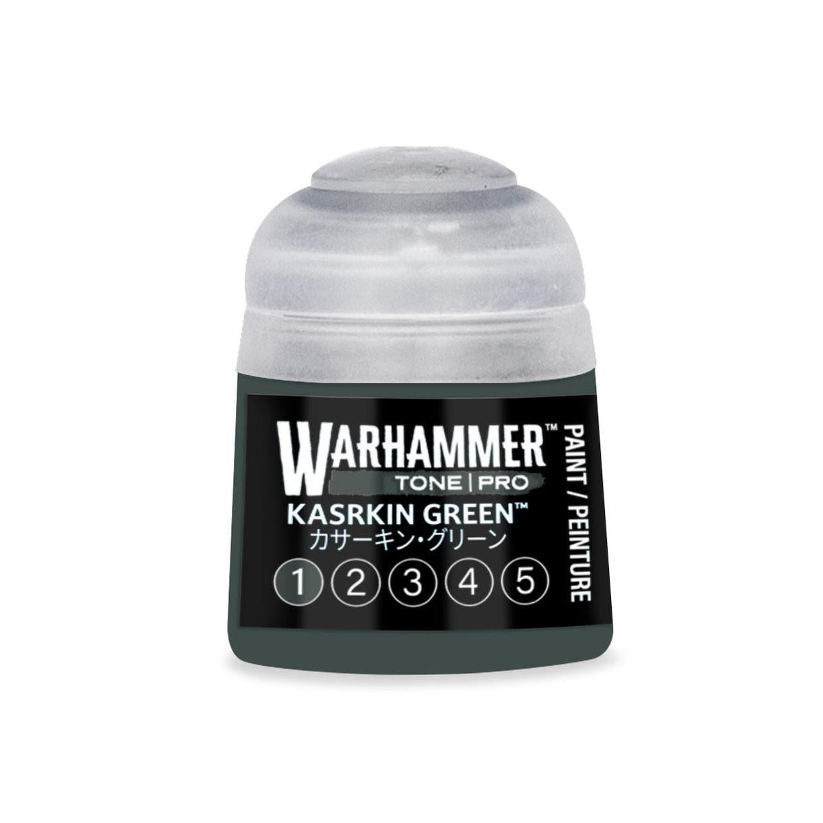 Warhammer Pro: Tone - Kasrkin Green 1 (12 ml) - The Feisty Goblin Gamehouse -