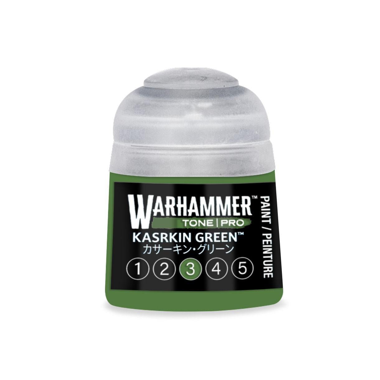 Warhammer Pro: Tone - Kasrkin Green 3 (12 ml) - The Feisty Goblin Gamehouse -