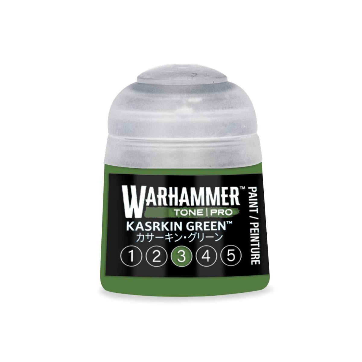 Warhammer Pro: Tone - Kasrkin Green 3 (12 ml) - The Feisty Goblin Gamehouse -