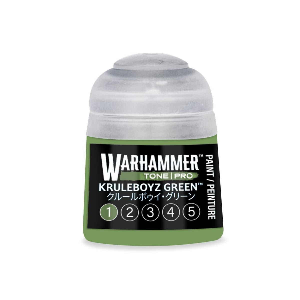 Warhammer Pro: Tone - Kruleboyz Green 1 (12 ml) - The Feisty Goblin Gamehouse -