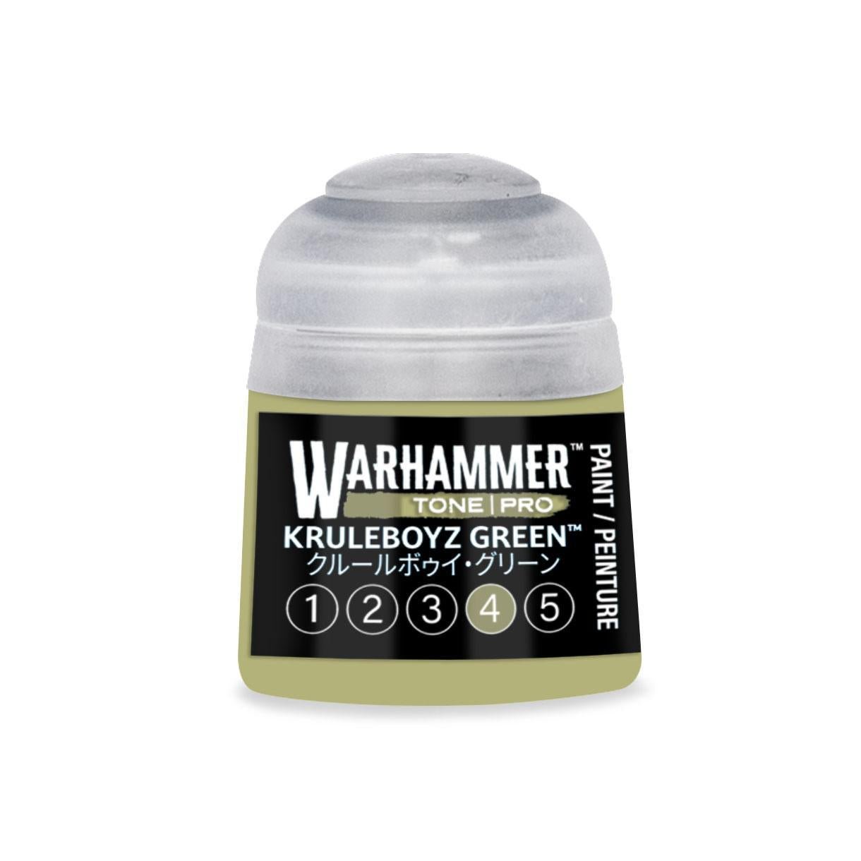 Warhammer Pro: Tone - Kruleboyz Green 4 (12 ml) - The Feisty Goblin Gamehouse -