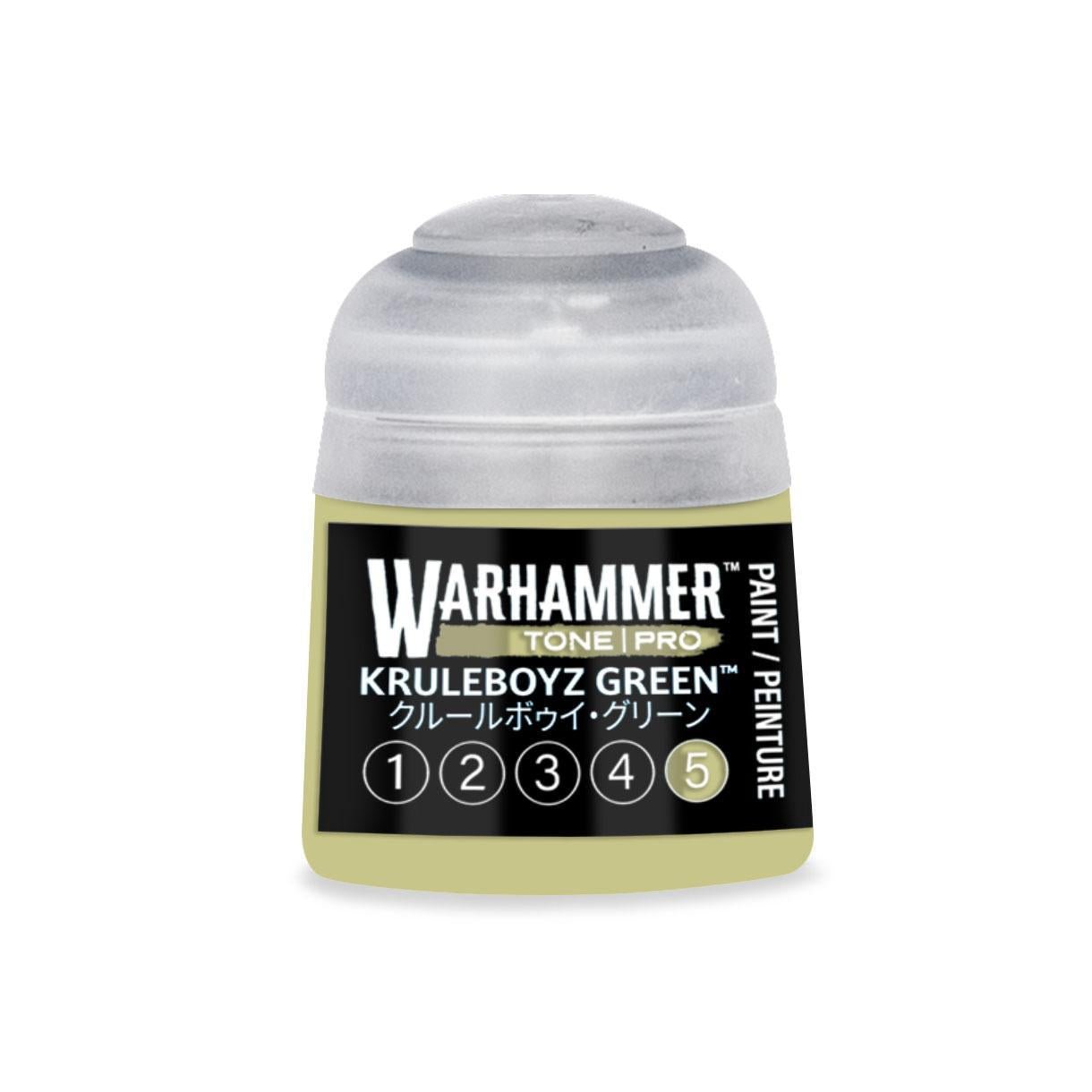 Warhammer Pro: Tone - Kruleboyz Green 5 (12 ml) - The Feisty Goblin Gamehouse -