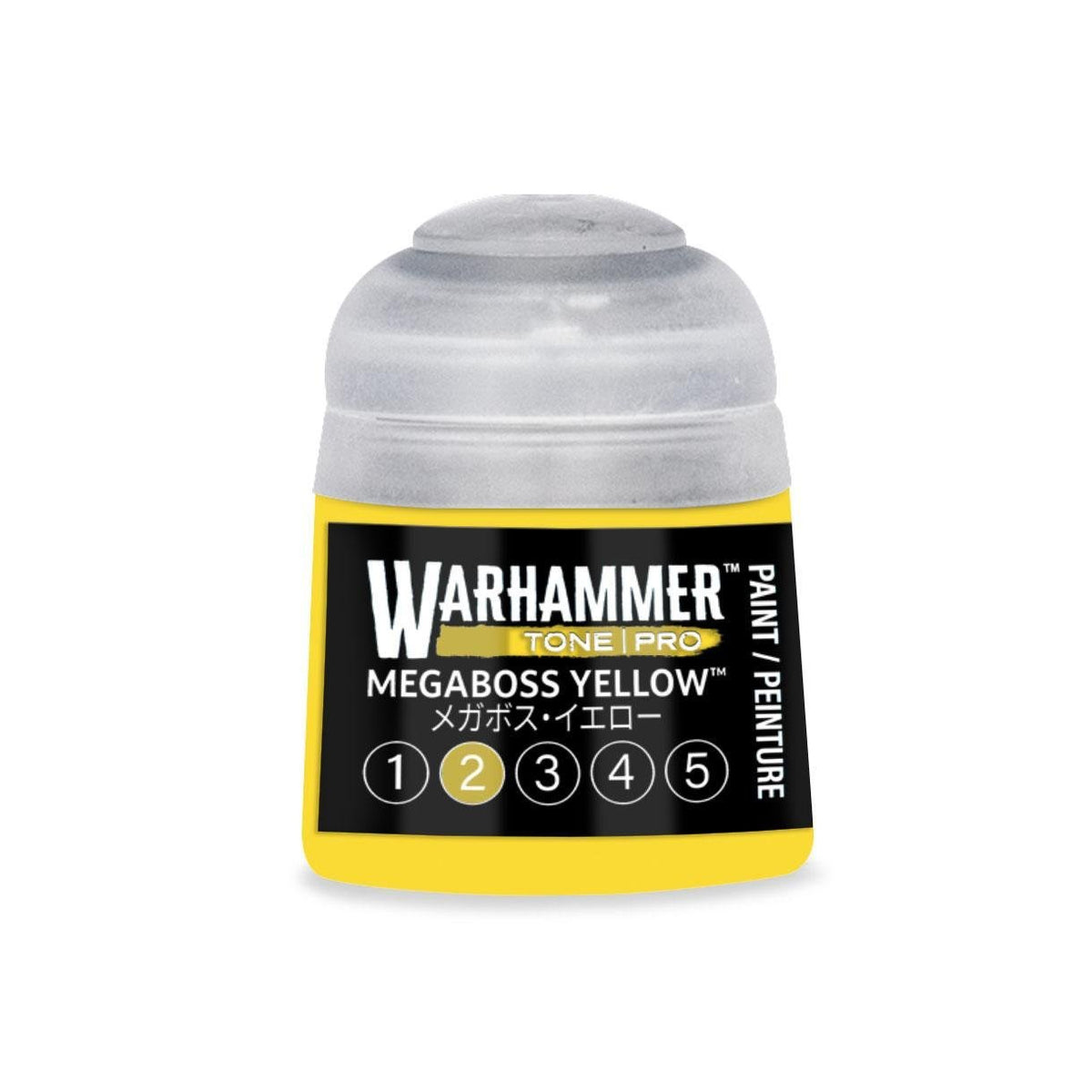 Warhammer Pro: Tone - Megaboss Yellow 2 (12 ml) - The Feisty Goblin Gamehouse -