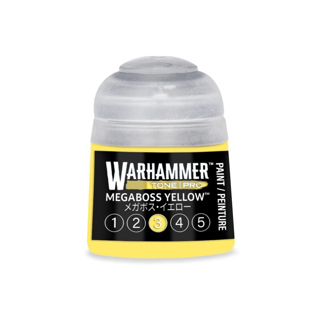 Warhammer Pro: Tone - Megaboss Yellow 3 (12 ml) - The Feisty Goblin Gamehouse -