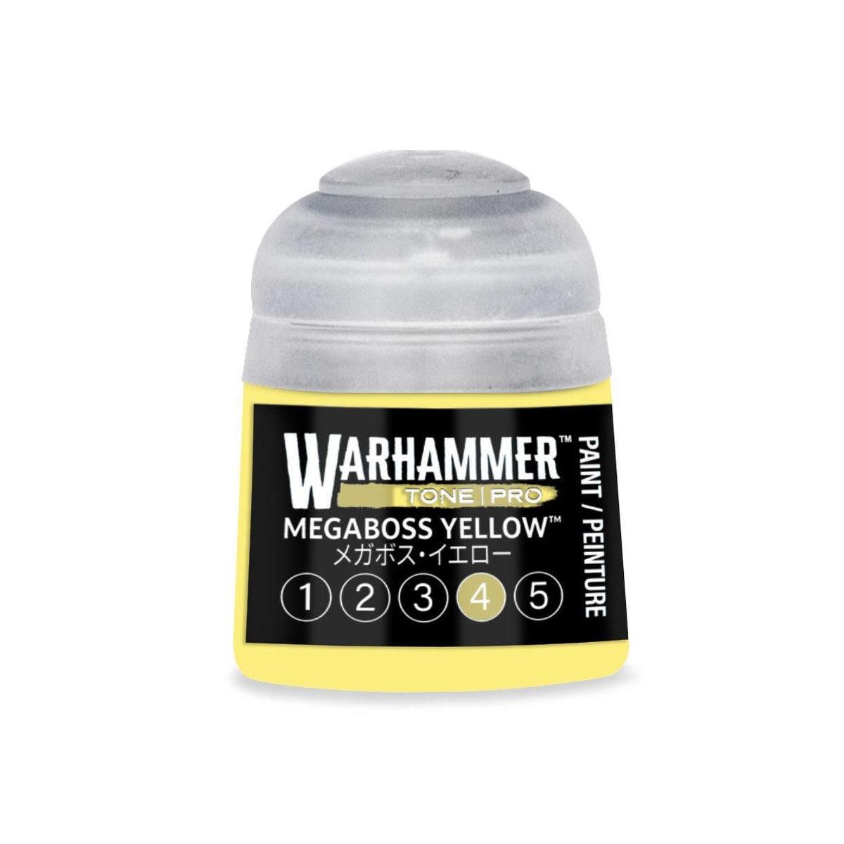 Warhammer Pro: Tone - Megaboss Yellow 4 (12 ml) - The Feisty Goblin Gamehouse -