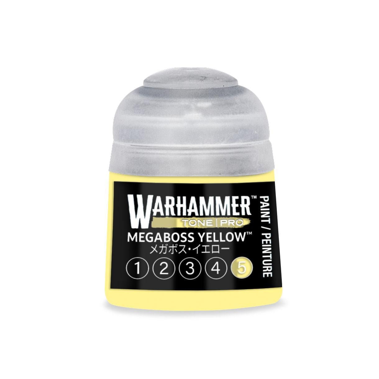 Warhammer Pro: Tone - Megaboss Yellow 5 (12 ml) - The Feisty Goblin Gamehouse -