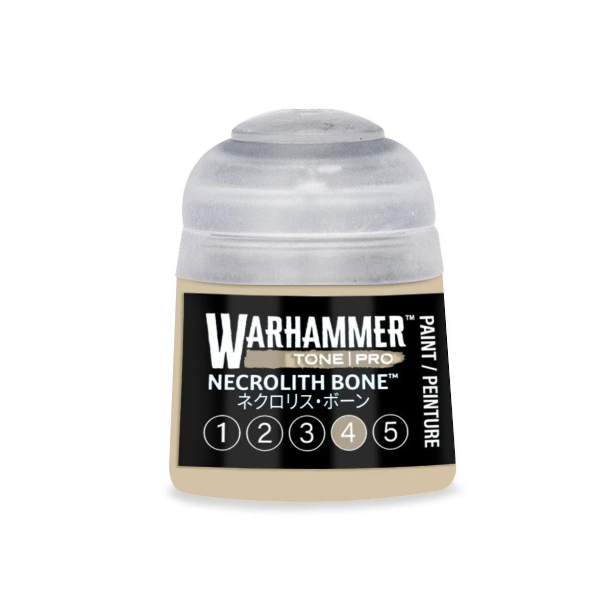 Warhammer Pro: Tone - Necrolith Bone 4 (12 ml) - The Feisty Goblin Gamehouse -