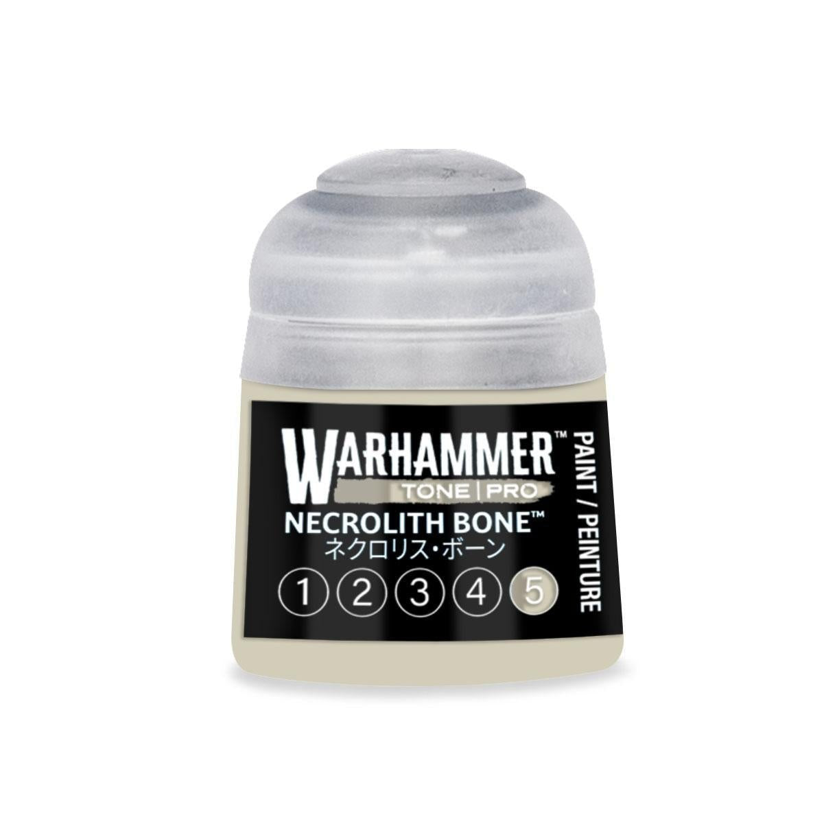 Warhammer Pro: Tone - Necrolith Bone 5 (12 ml) - The Feisty Goblin Gamehouse -