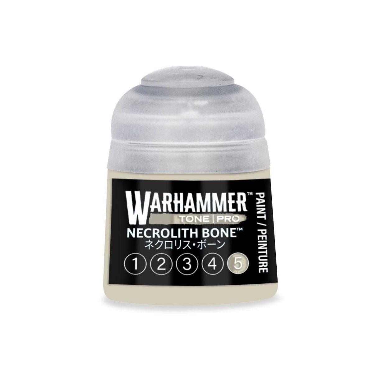 Warhammer Pro: Tone - Necrolith Bone 5 (12 ml) - The Feisty Goblin Gamehouse -