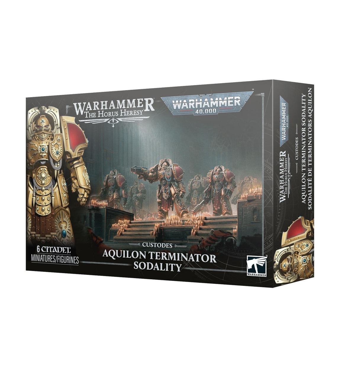 Warhammer The Horus Heresy - Custodes: Aquilon Terminator Sodality - The Feisty Goblin Gamehouse -