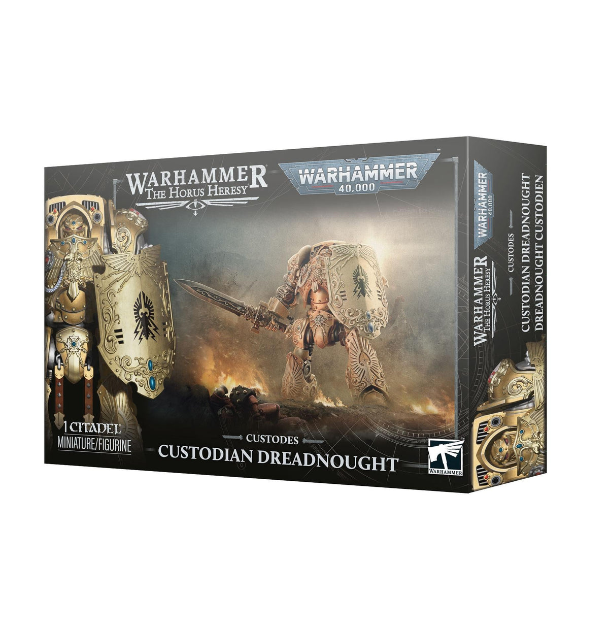 Warhammer The Horus Heresy - Custodes: Custodian Dreadnought - The Feisty Goblin Gamehouse -