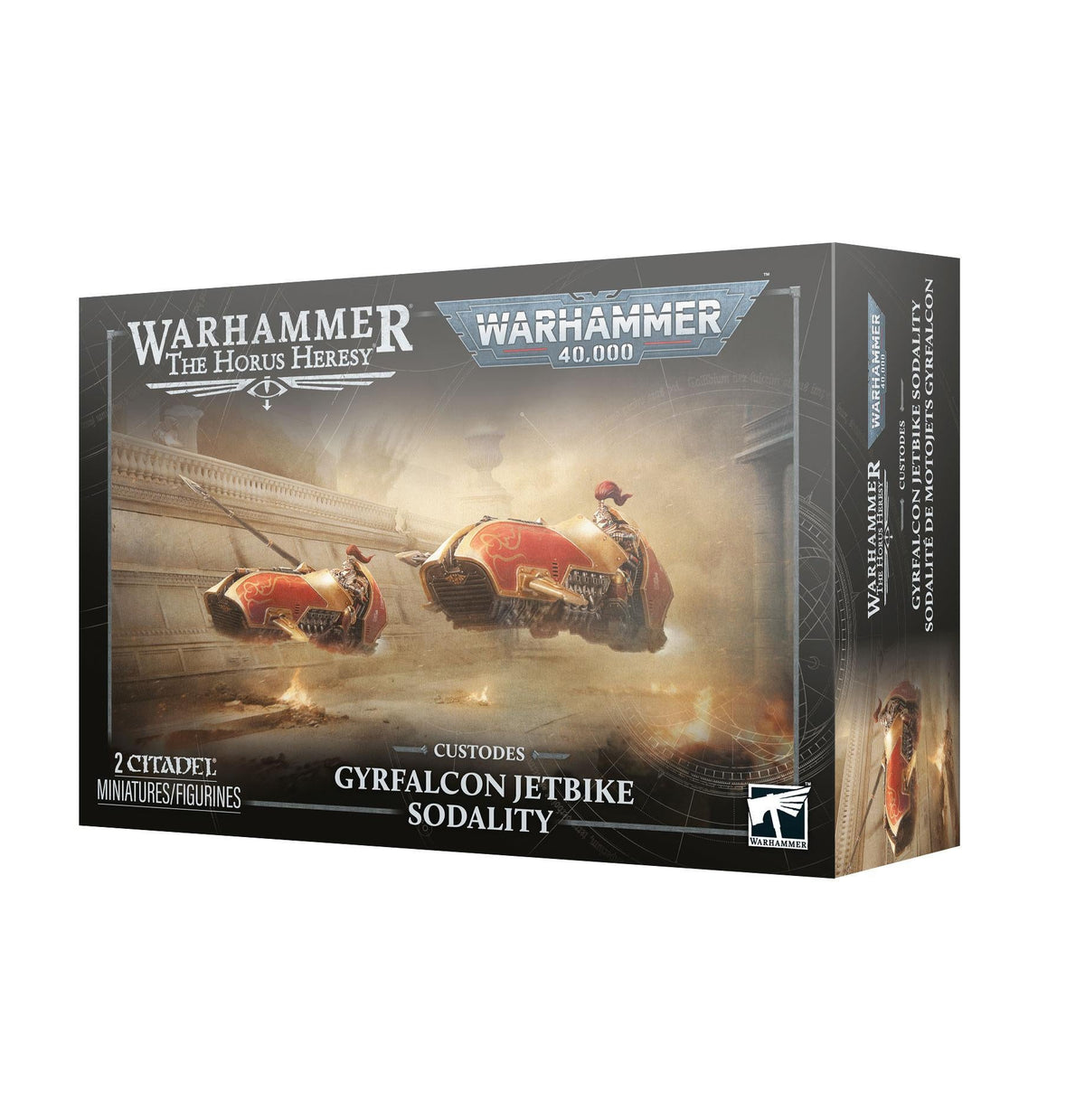 Warhammer The Horus Heresy - Custodes: Gyrfalcon Jetbike Sodality - The Feisty Goblin Gamehouse -