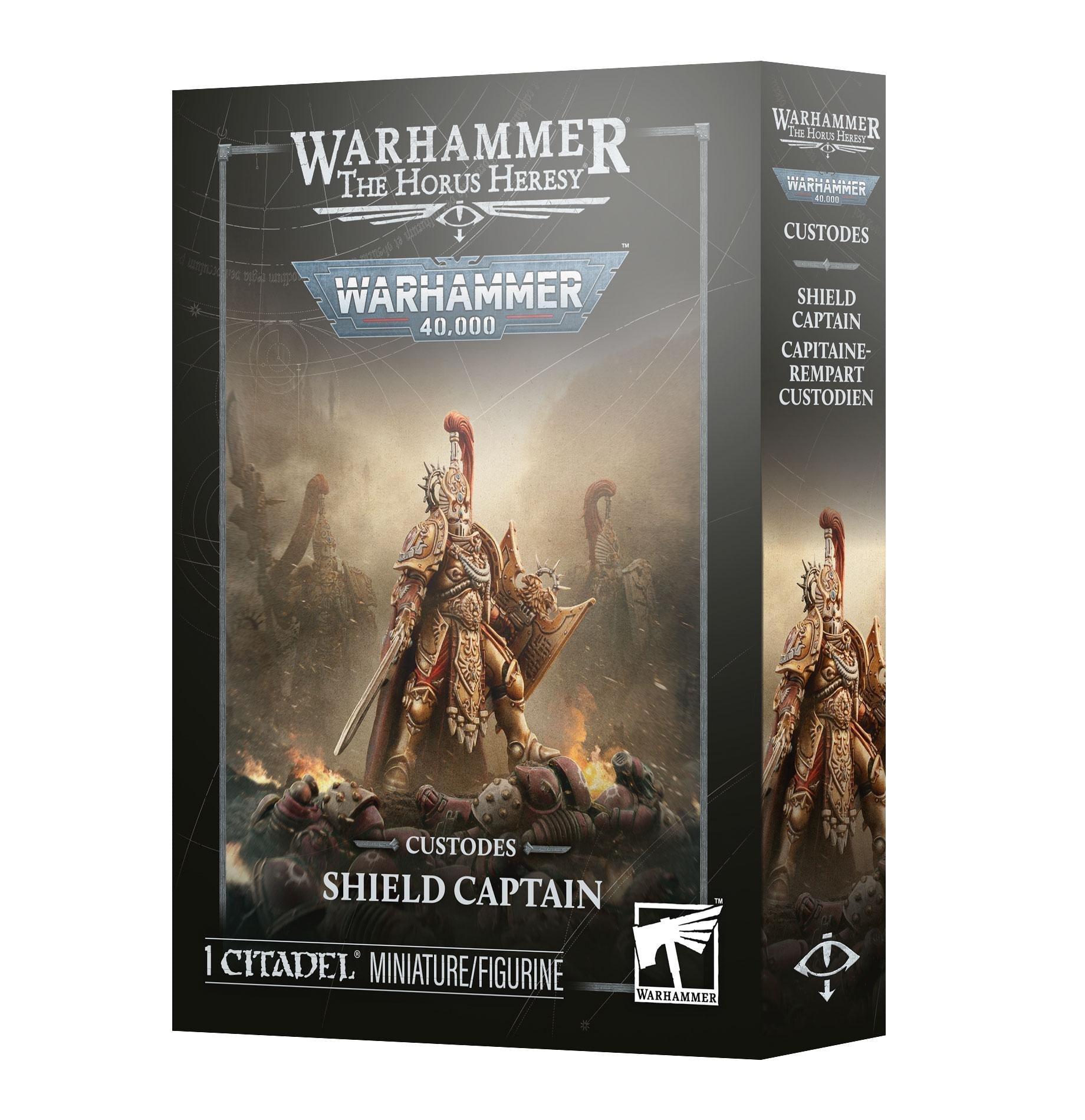 Warhammer The Horus Heresy - Custodes: Shield Captain - The Feisty Goblin Gamehouse -