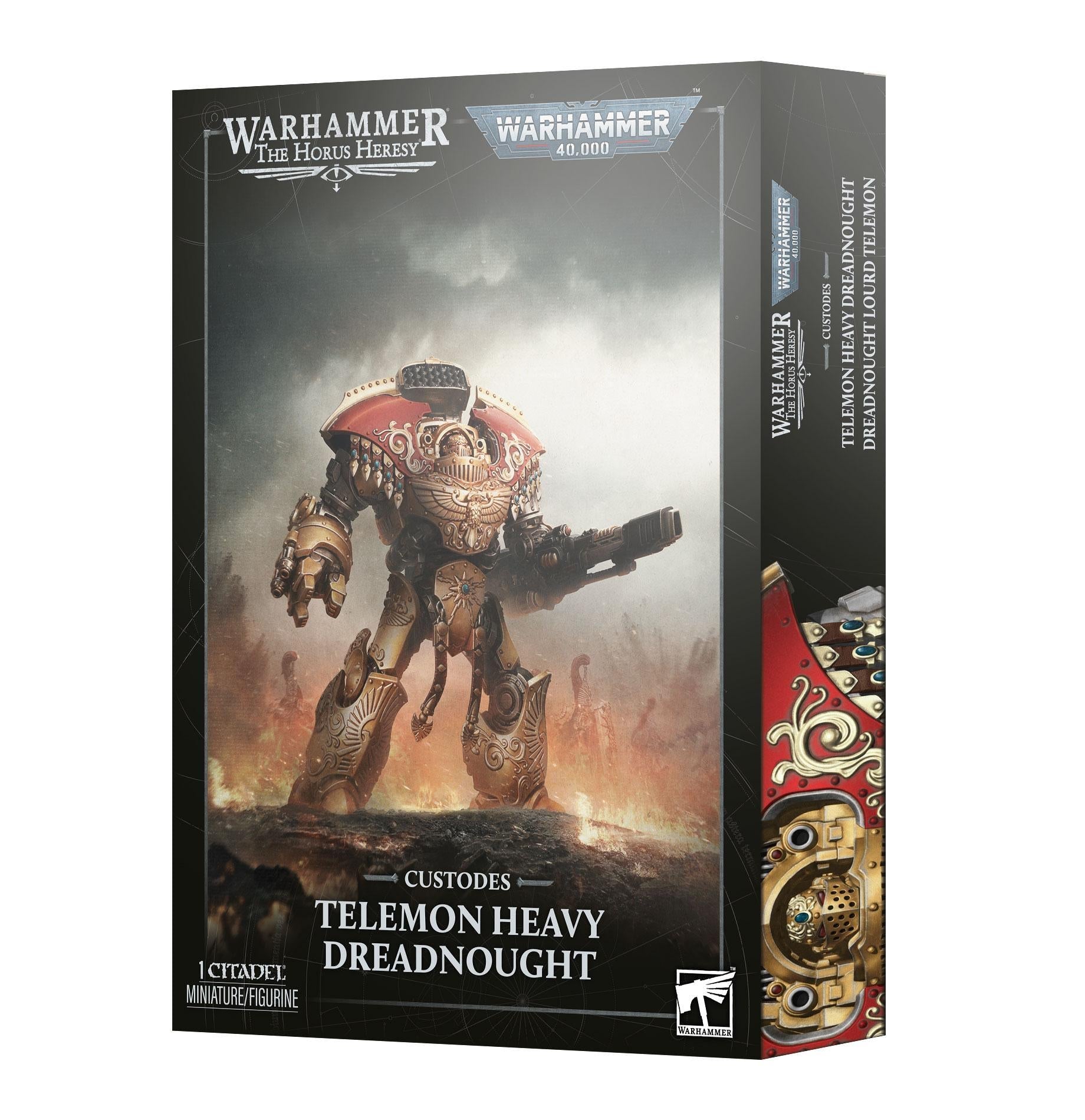 Warhammer The Horus Heresy - Custodes: Telemon Heavy Dreadnought - The Feisty Goblin Gamehouse -
