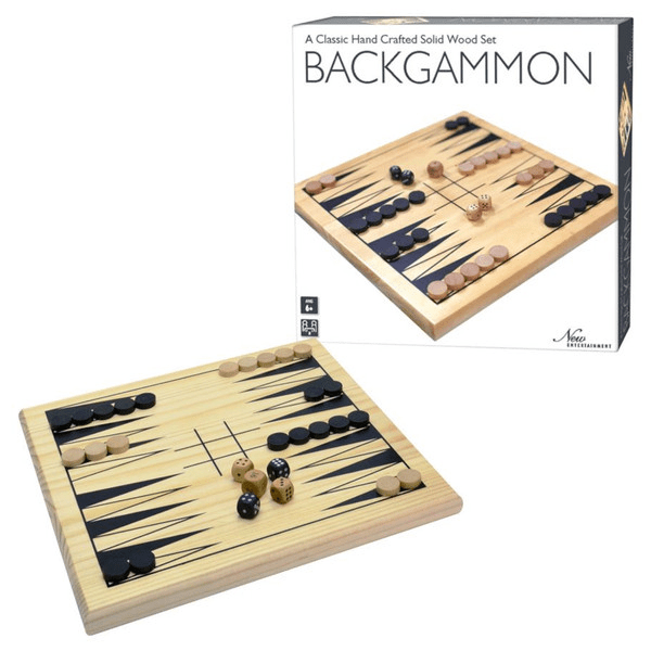 Wooden Backgammon - The Feisty Goblin Gamehouse -