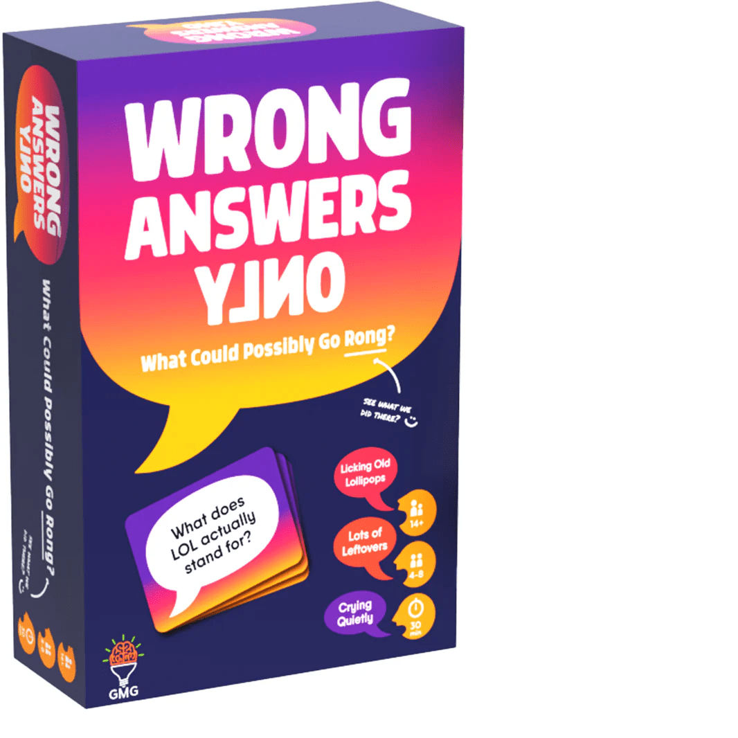 Wrong Answers Only (Gray Matter Games) - The Feisty Goblin Gamehouse -