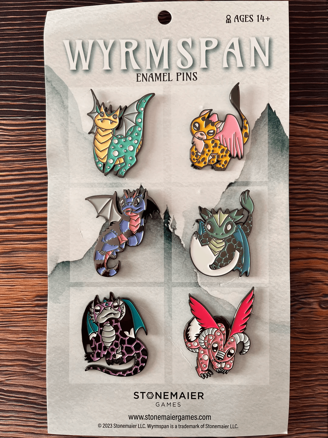 Wyrmspan: Enamel Pins (Stonemaier Games) - The Feisty Goblin Gamehouse -